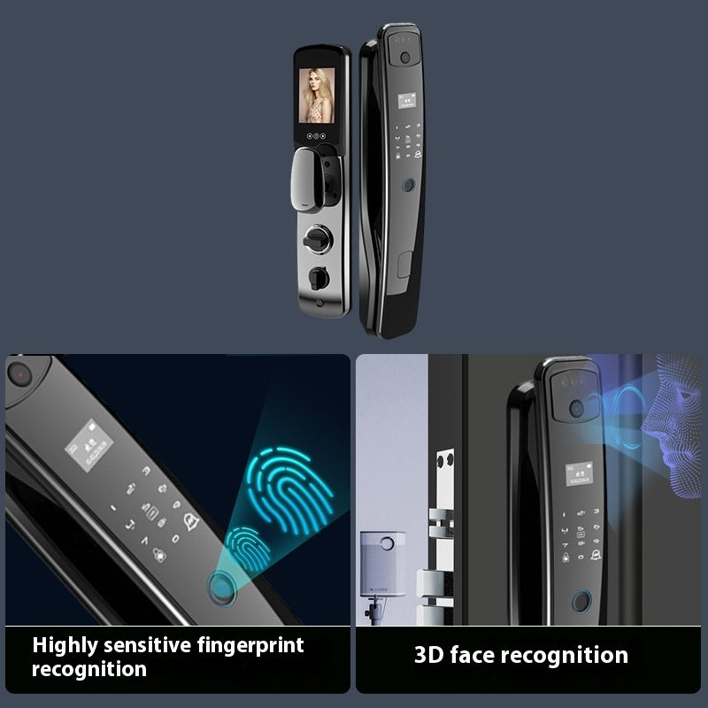 Home Fully Automatic Fingerprint 3D Facial Recognition Smart Lock