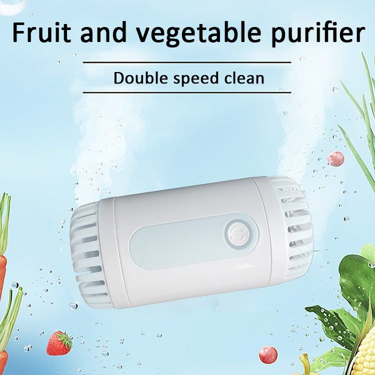 Household Fruit And Vegetable Cleaning Machine Sterilization Pesticide Residue Removal Dual-core Purifier