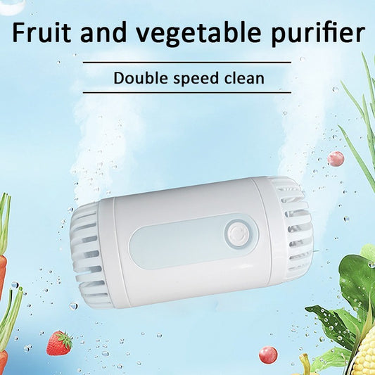 Household Fruit And Vegetable Cleaning Machine Sterilization Pesticide Residue Removal Dual-core Purifier